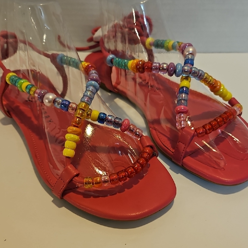 Katy Perry Collections Multicolor Beaded Sandals - Picture 3 of 8